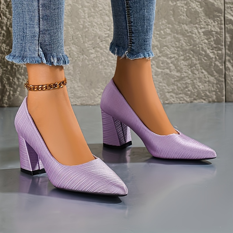 Light hotsell purple pumps