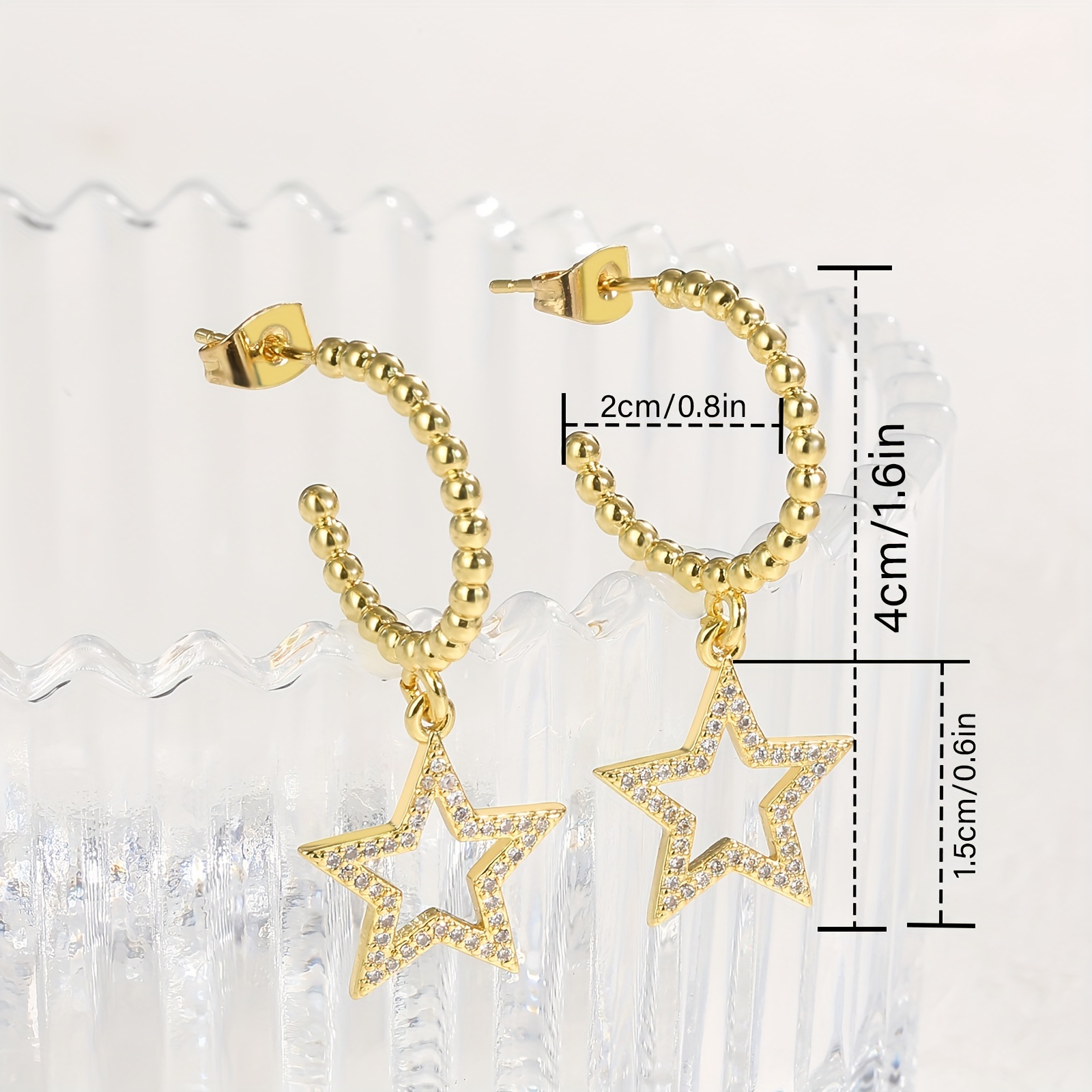 Zinc Alloy Snake Five-pointed Star Lock Pendant Hoop Earrings Set For Girls  For Daily Decoration - Temu