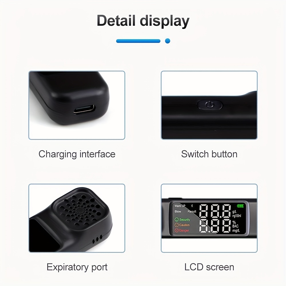 Acquista Tester digitale portatile per l'alcool Display LCD