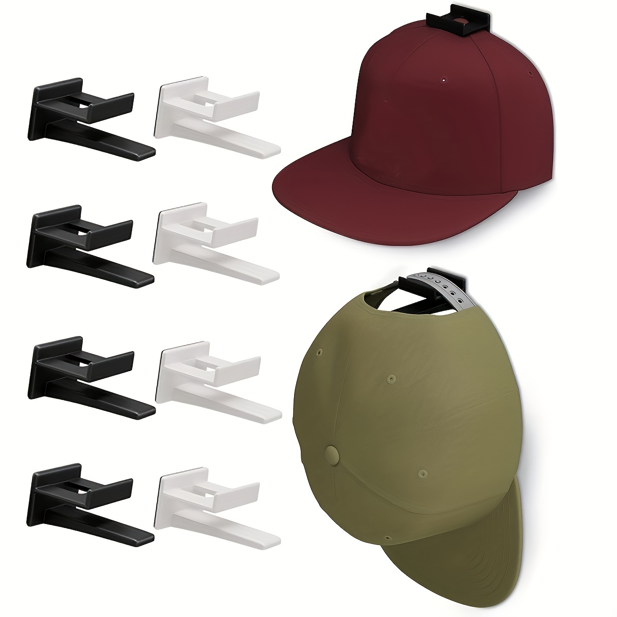 Porte-casquette de baseball, mur arrière de porte non tissé Grand sac de  rangement de chapeau suspendu