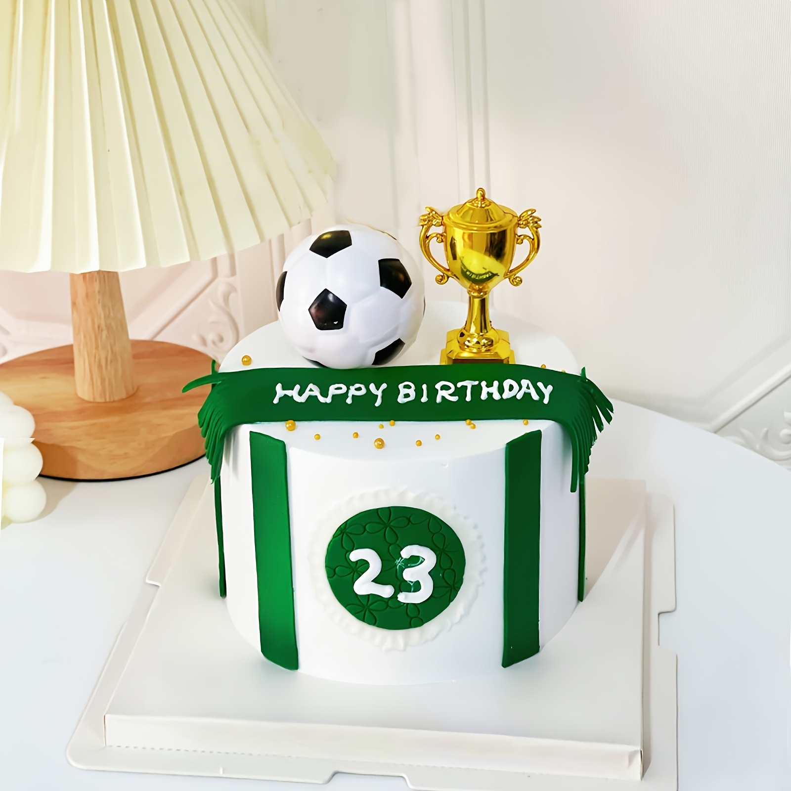 Decoración para tarta de cumpleaños 10 PCS decoración de tarta de fútbol  decoración de tarta de fútbol, decoración de tarta de deporte, decoración