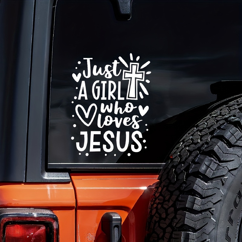 This Girl Loves Jesus' Sticker