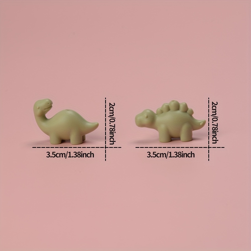 Wholesale DIY dinosaur shape bpa free silicone focal beads for