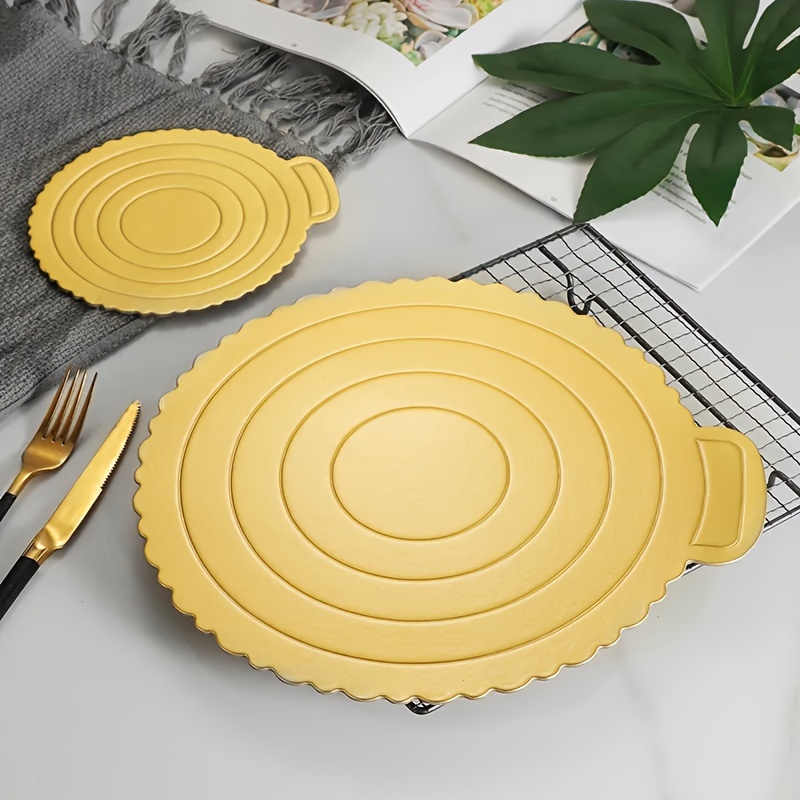 6 Pezzi Base Torte Tavole Rotonde Dorate Torte Compleanno - Temu Italy