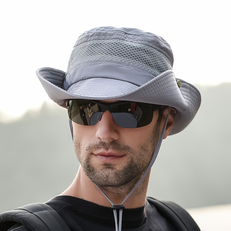 Mesh Sun Hat Fishing Hat Upf50+ Uv Sun Protection Wide Brim - Temu