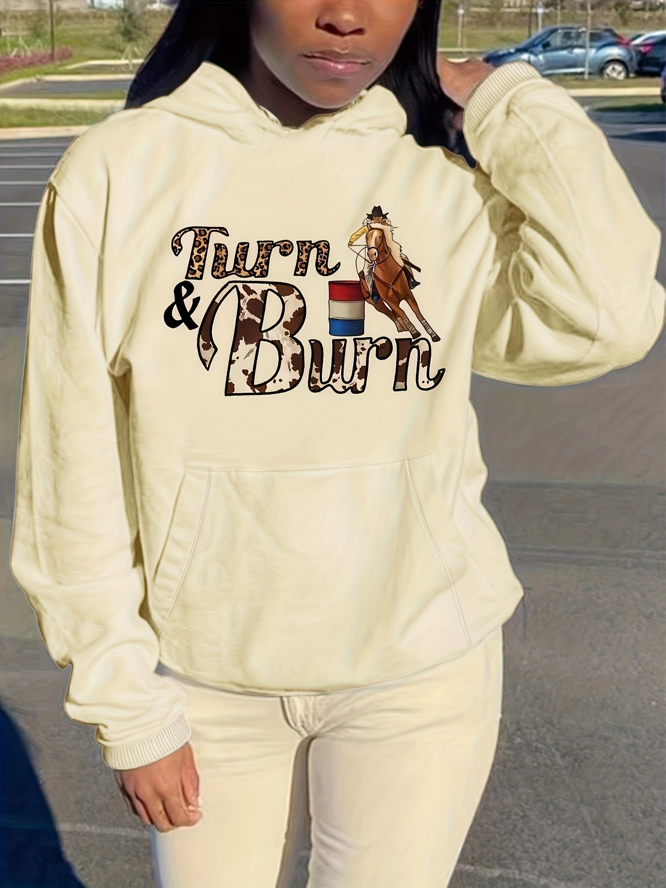 women's cowboy hoodie