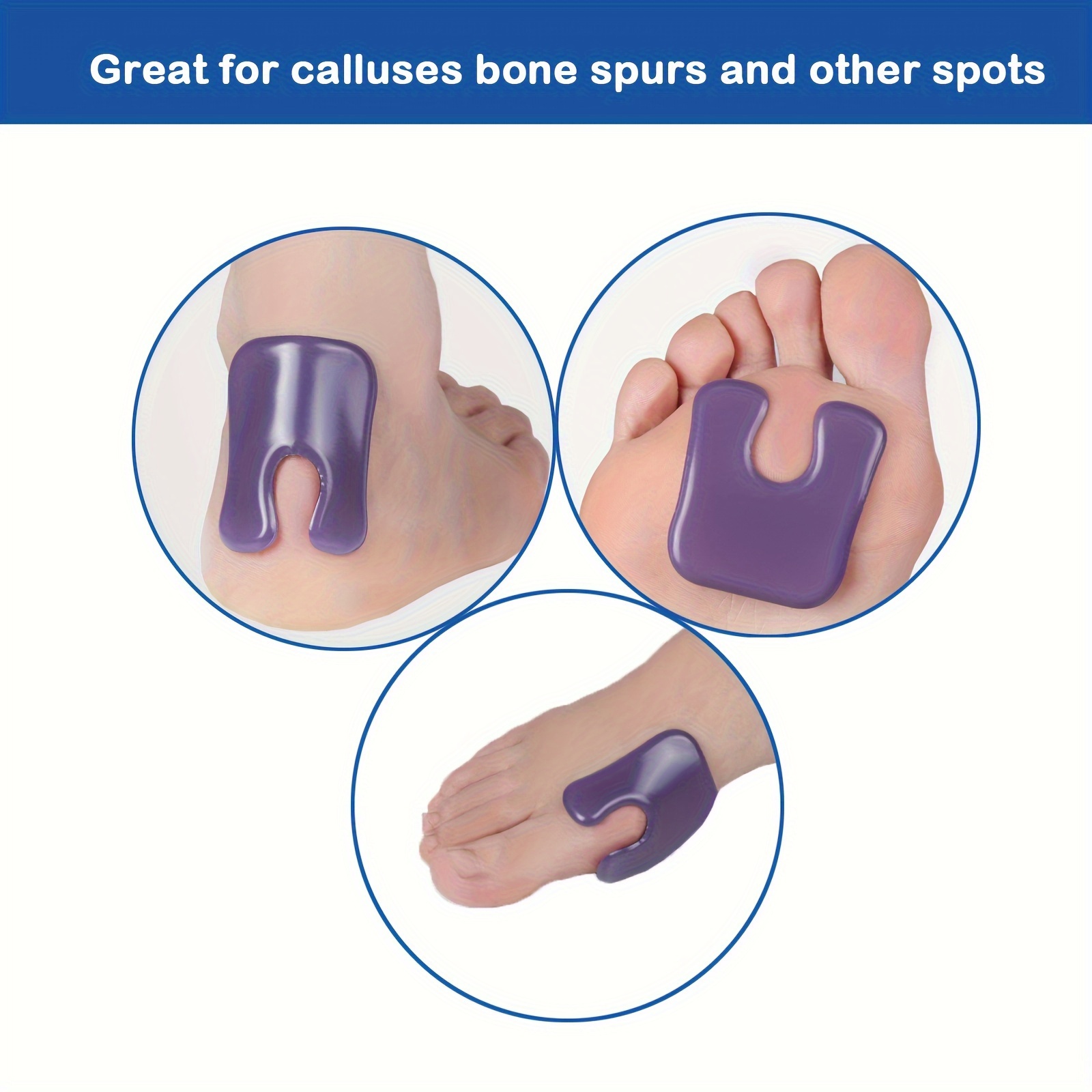 U shaped Foot Pads Prevent Blisters Calluses Heel Pads High - Temu Canada