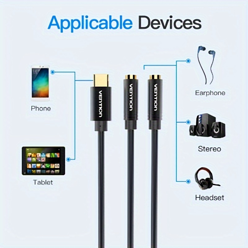 Cable P30 Pro Headset Type C Headphone Jack Aux Usb C Cable Huawei V30 Temu  New