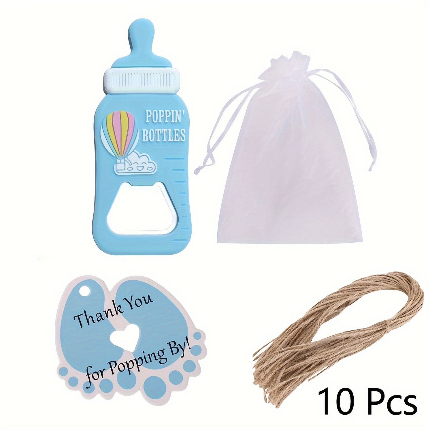 Bottle Opener Baby Shower Favors For Guests Footprint - Temu