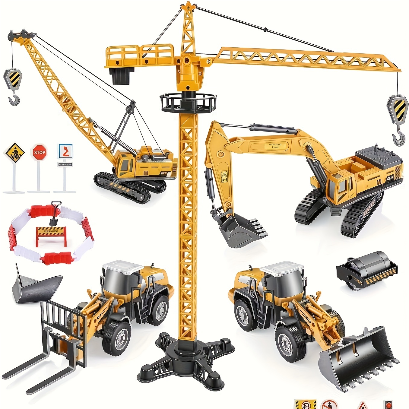 Big Crane Toy Big Crane Model Boy Excavator Excavator Toy Car Engineering  Vehicle Crane, Shop The Latest Trends