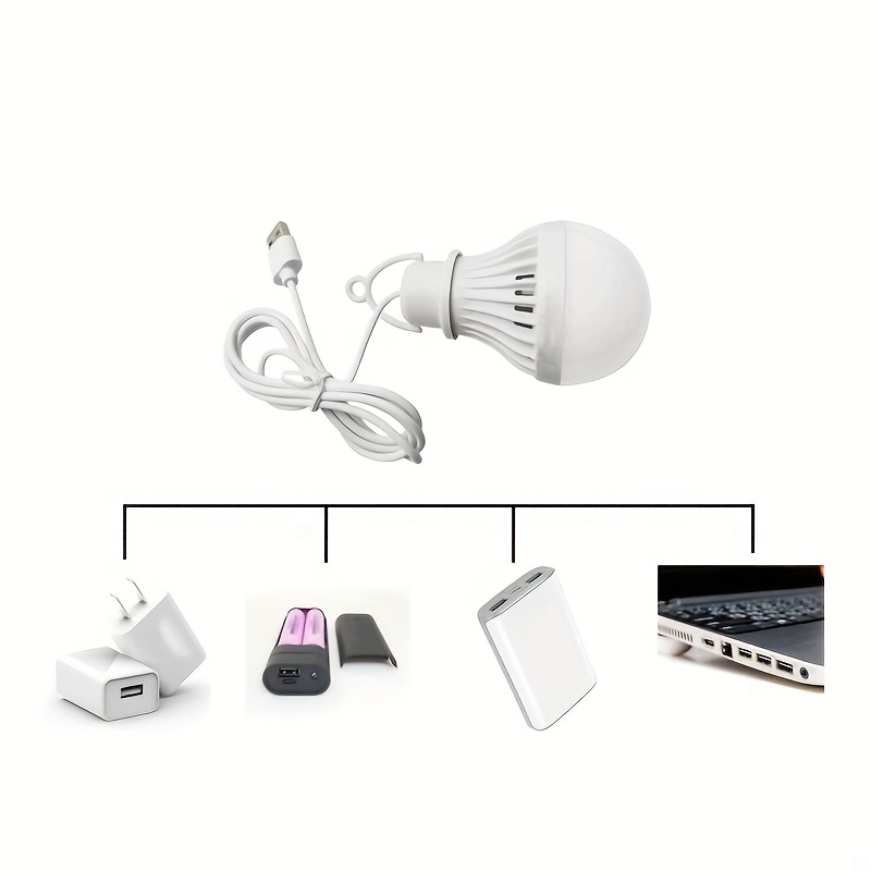 1pc Bombilla Led Recargable Puesto Mercado Nocturno - Temu Chile