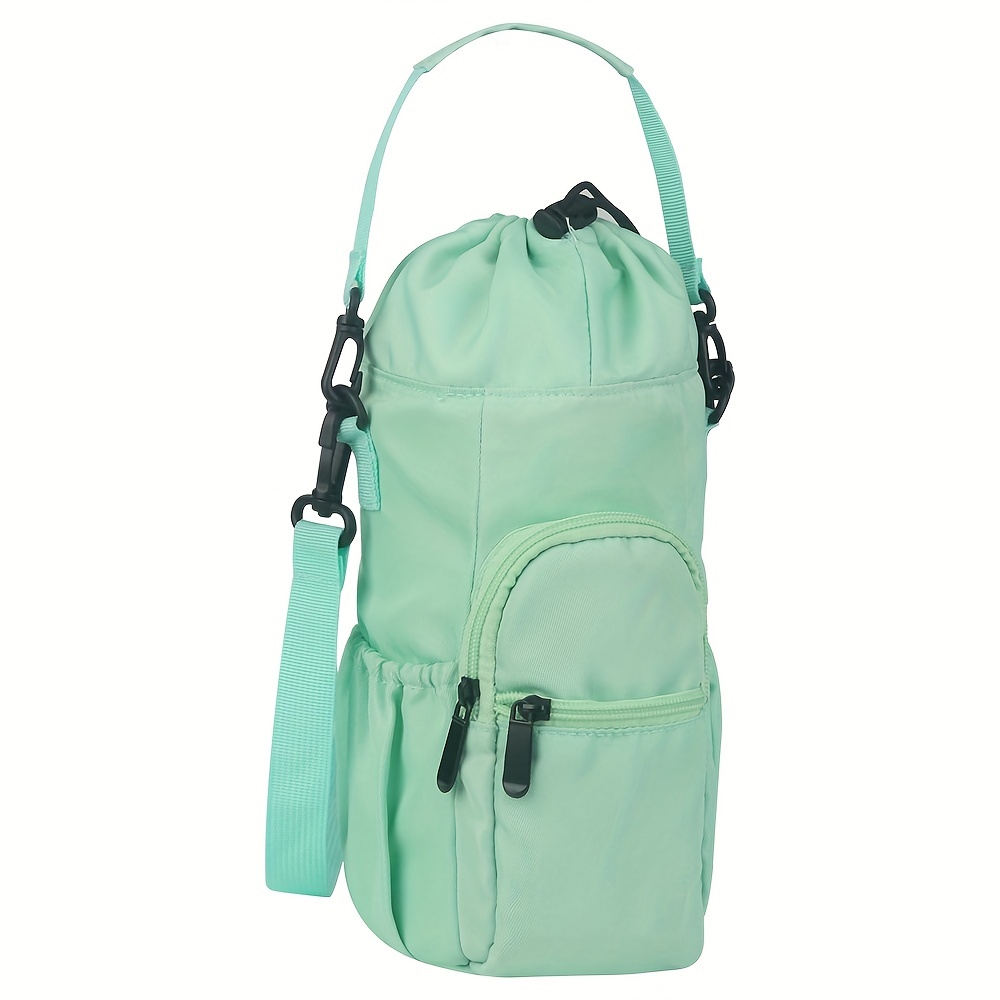 Multifunctional canvas bag discount with bottle holder