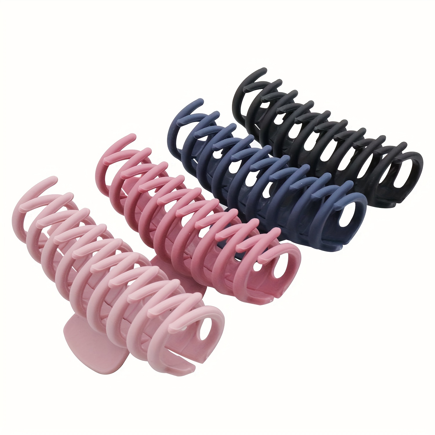 Hair Clips 4 Color Hair Jaw Clamp Clips Clips Strong Hold Nonslip