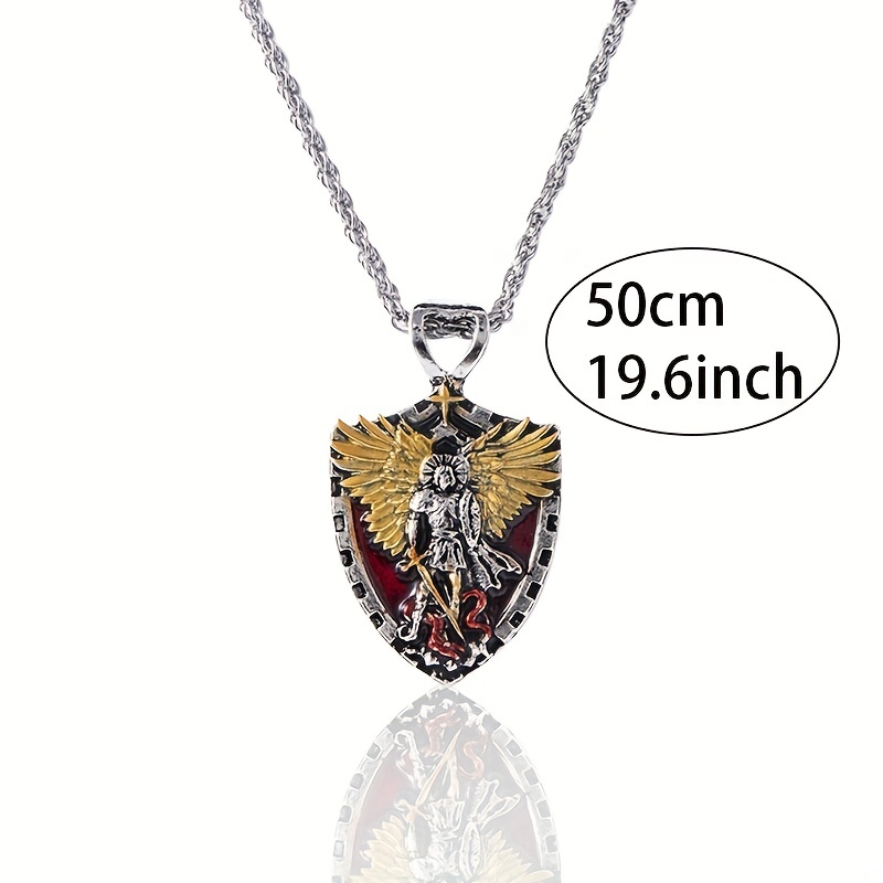 St michael pendant for on sale men