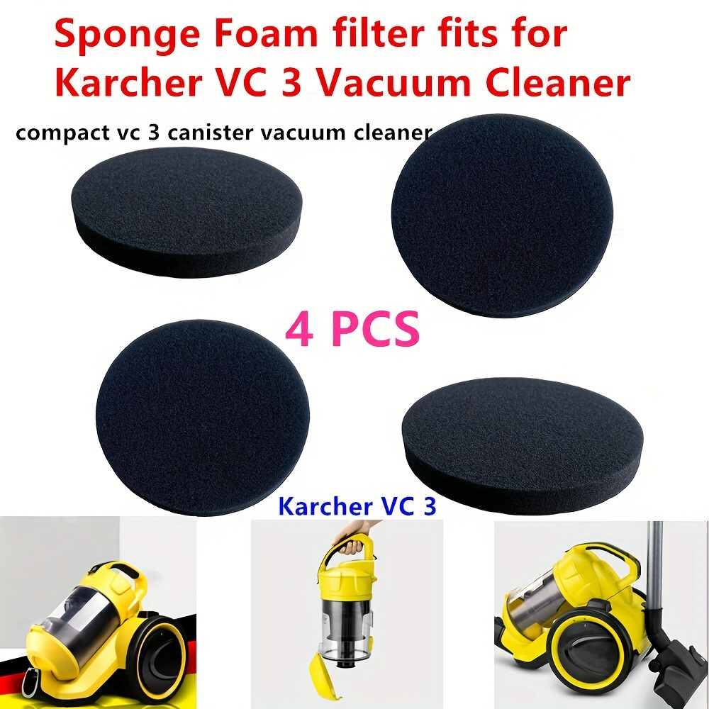  2Pcs Cartridge Filter Compatible with Karcher Wd2.200 Wd3.500  Wet Dry Vacuum Cleaners : Home & Kitchen