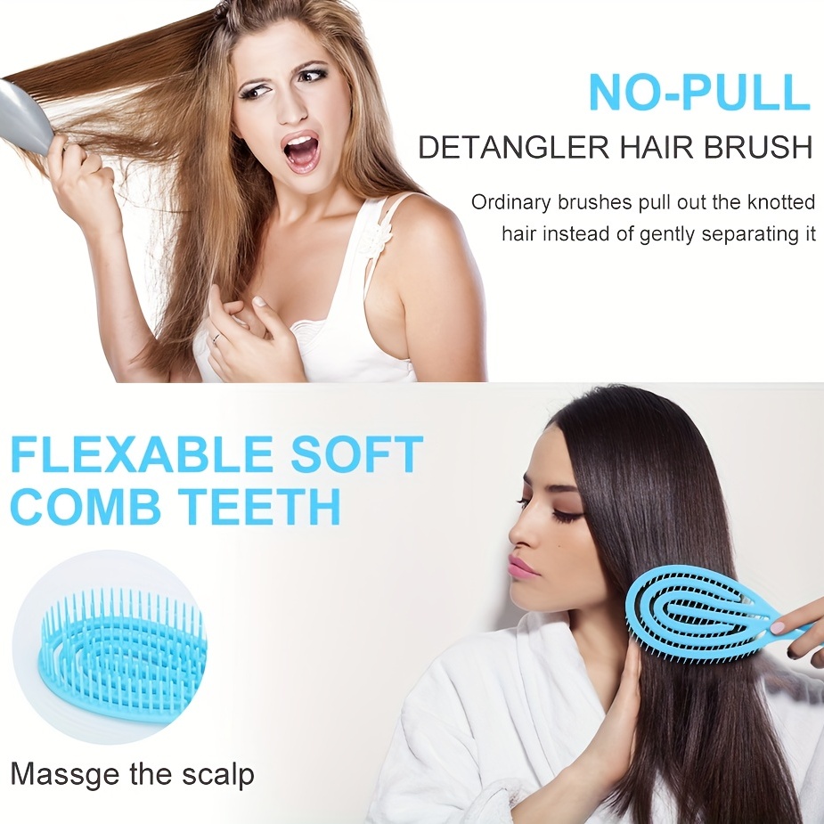 Wet Hair Brushes For Women Travel Detangling Brush Soft - Temu