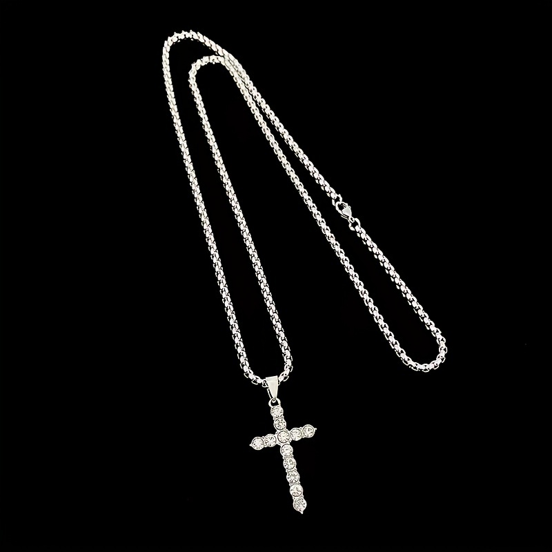 Kpop Goth color Color Heart Cross Pendant Chain Necklace For Women Men  Egirl Y2K Cool EMO Punk Aesthetic Grunge Jewelry Gifts - AliExpress