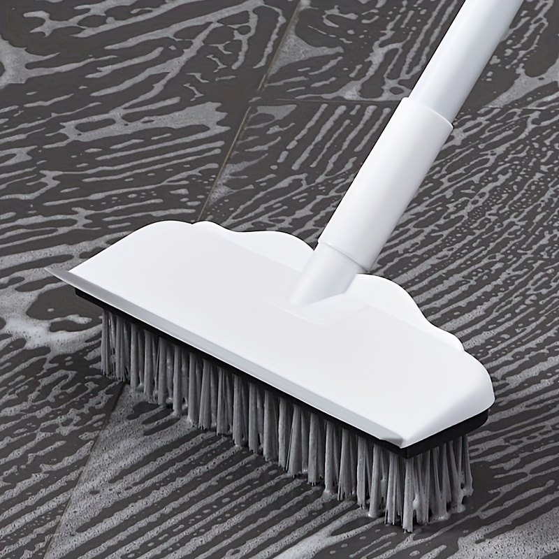 Double sided Floor Scrub Brush Long Handle Corner Crevice - Temu