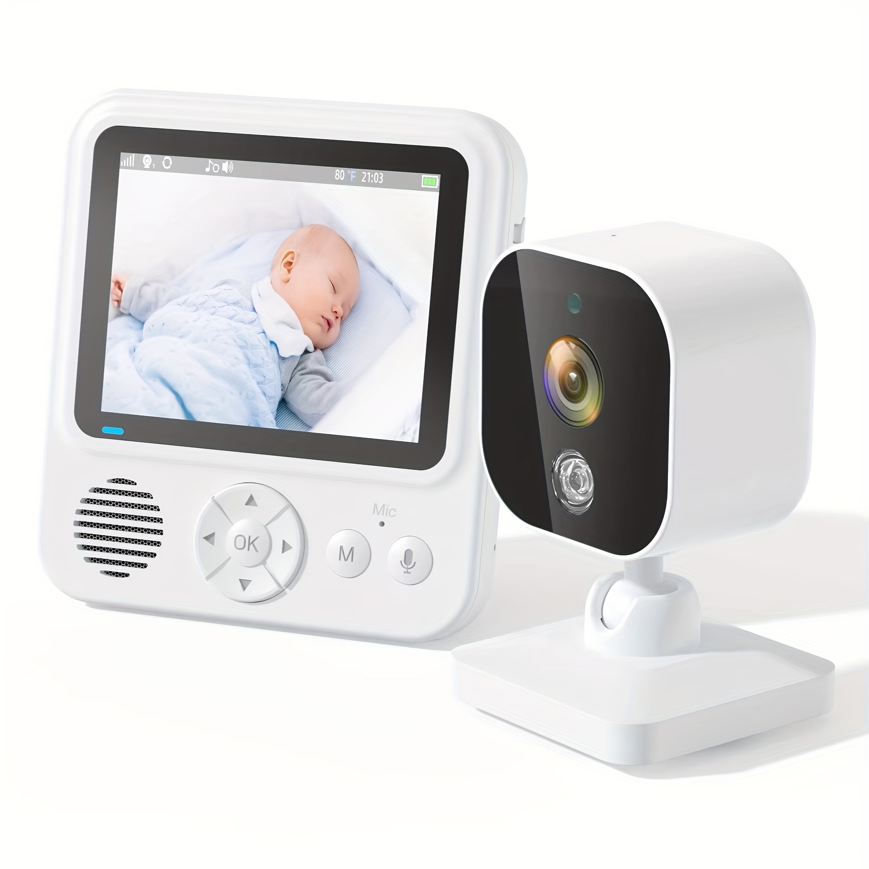 GHB - Vigilabebés con pantalla grande para seguridad de tu bebé