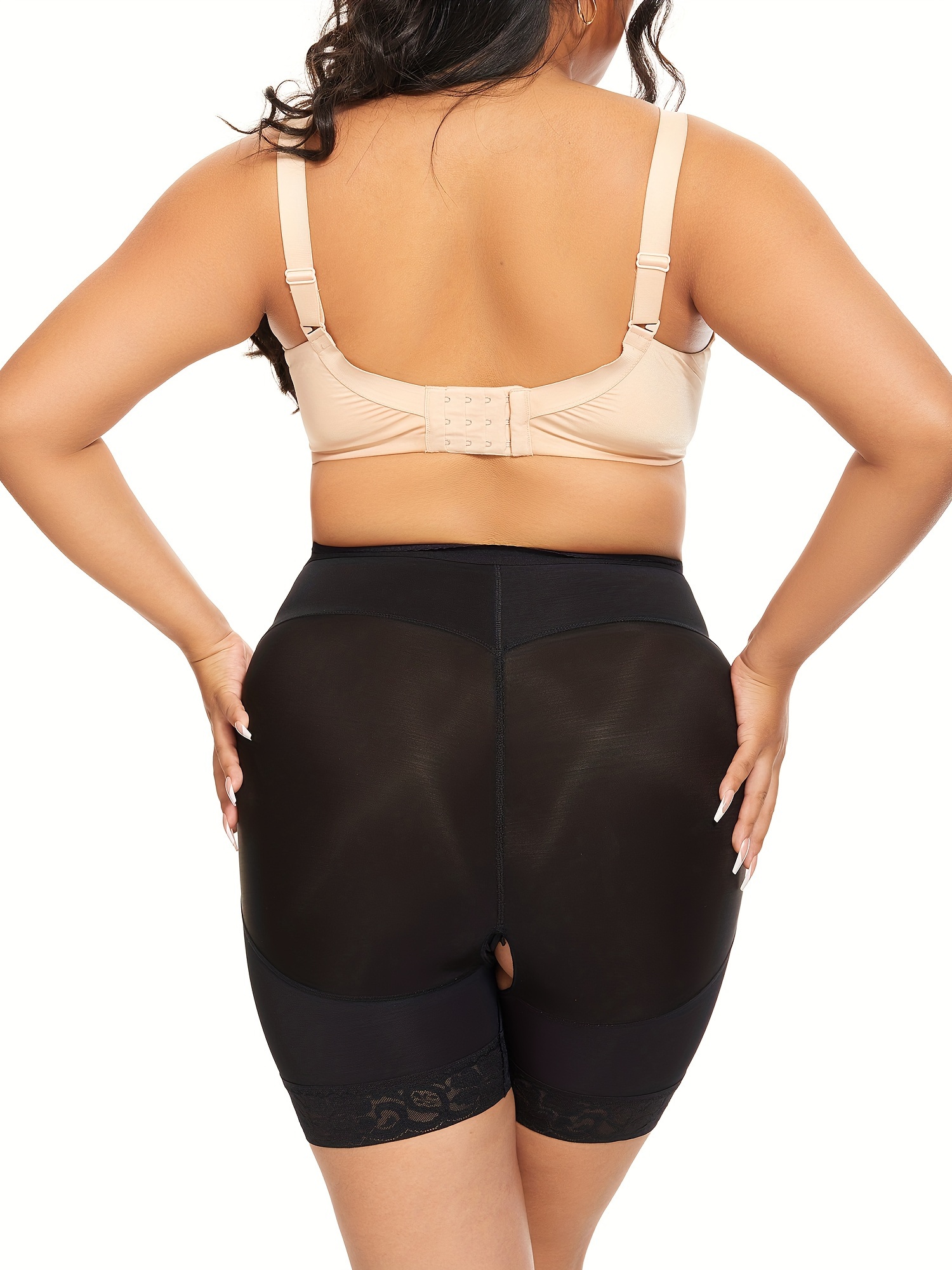 Buy Women's Peek A Boo Bottom Lingerie Open Bottom Body Shaper Online at  desertcartSeychelles