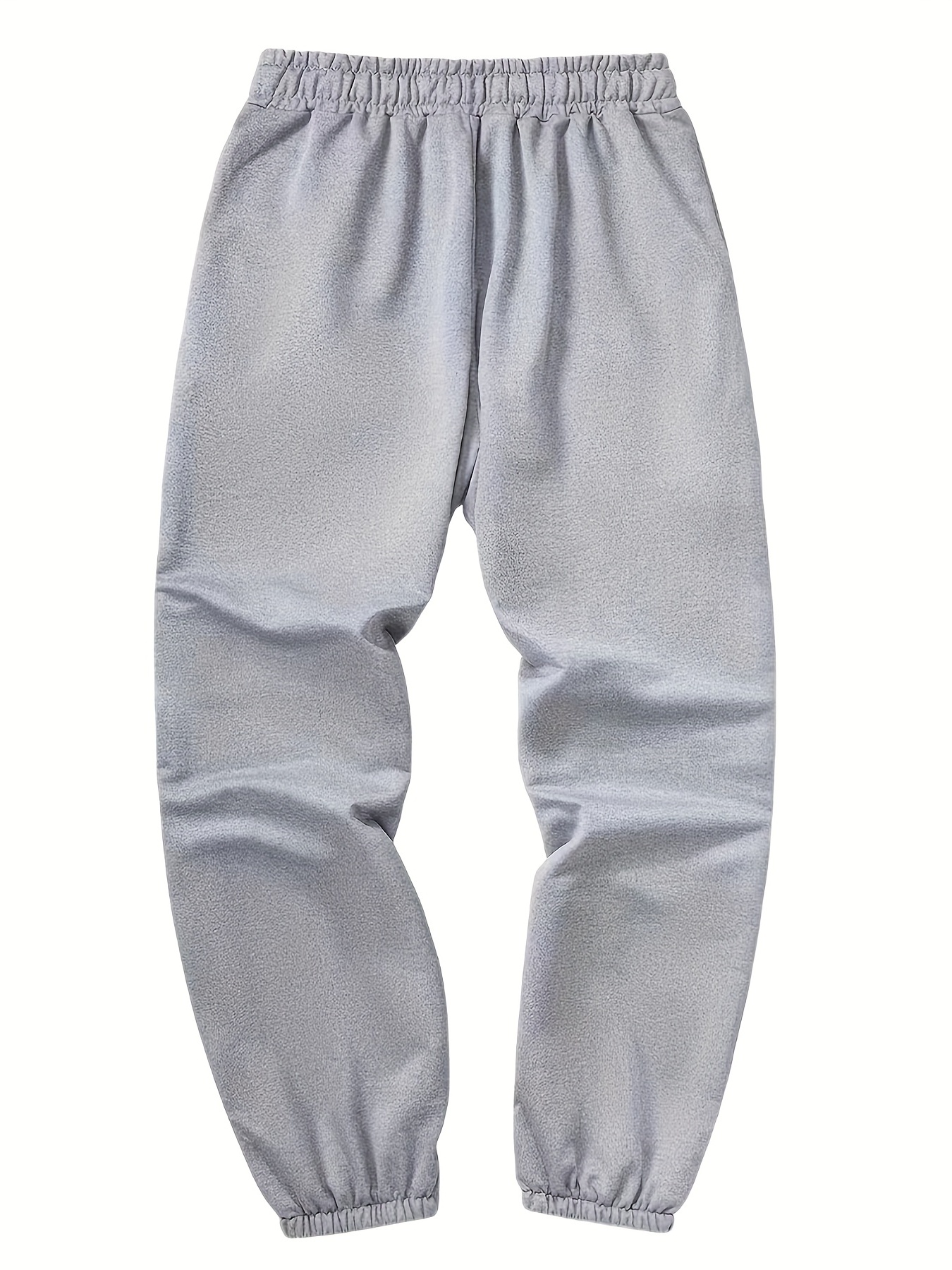 Yellow V Print Men's Drawstring Pocket Sweatpants