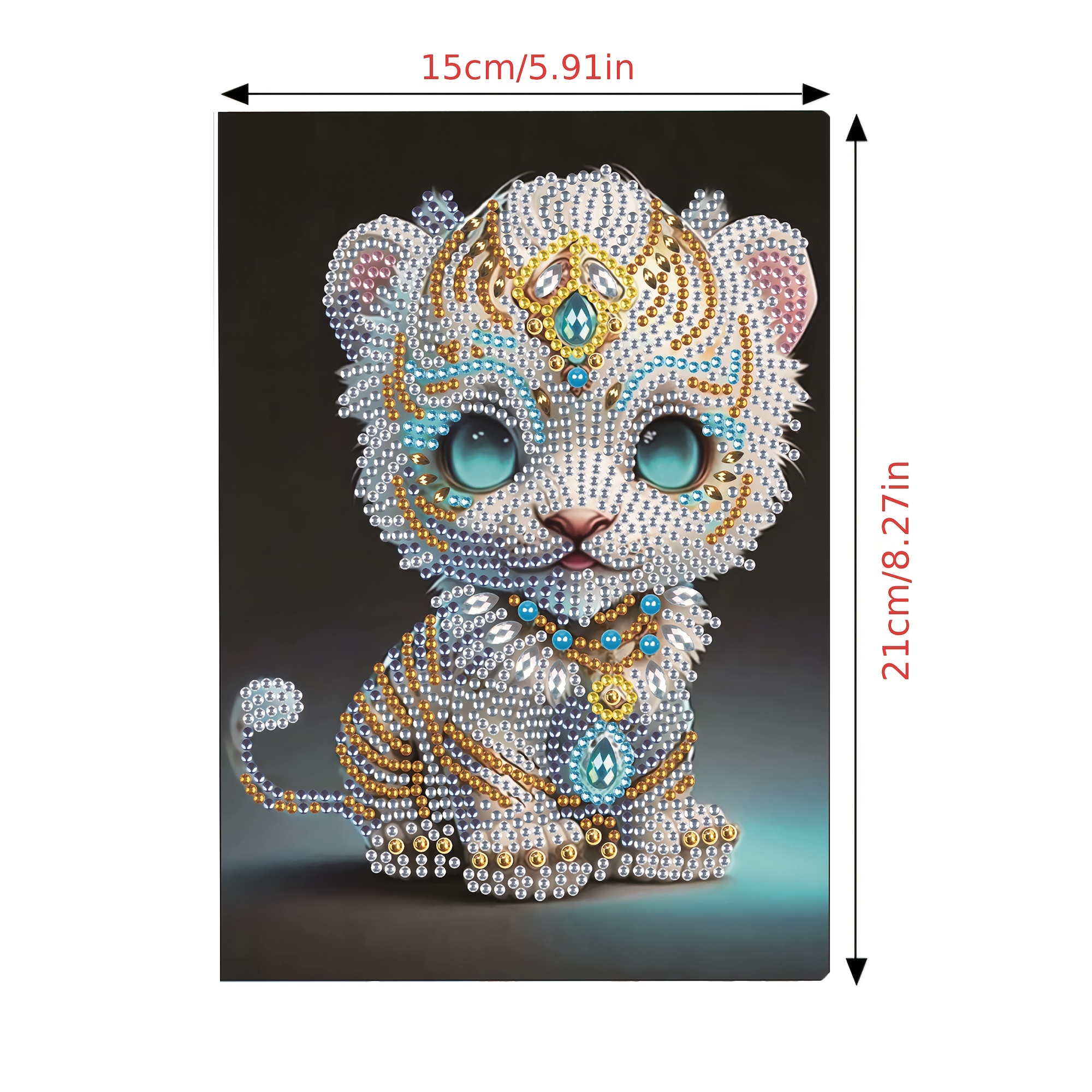Diamond Painting Notebook, Sketchbook Notepad Diamond Painting Kits Drawing  Paper Sketchbook Artist Tiger Notebook For Drawing Writing Sketching For  Teens Journals Gift - Temu