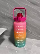 2200ml motivational water bottle with time marker handle and flip lid stay hydrated and focused all day long check out today s deals now temu