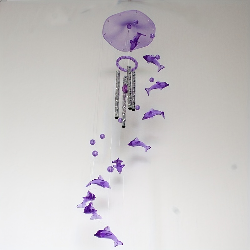 Toucons Collection - Unique Home Decor dolphin Wind Chime for Home