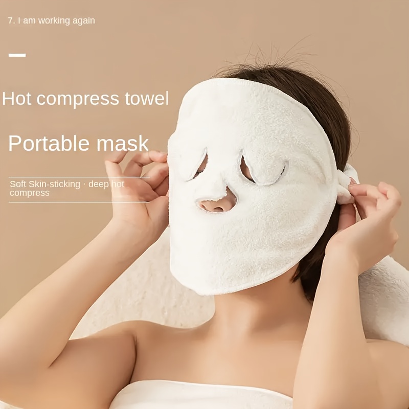 2 Pack Masque de serviette pour visage pour masque Mauritius