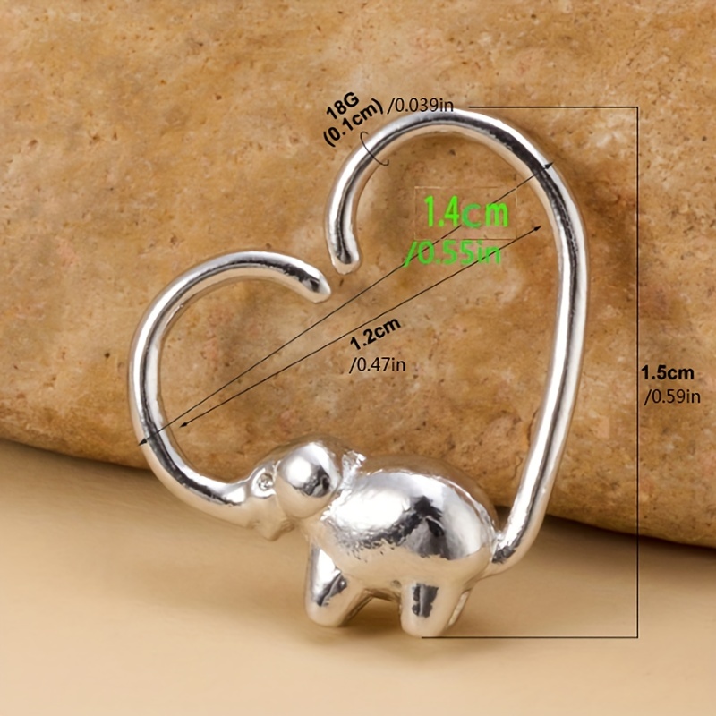 Elephant daith clearance earring