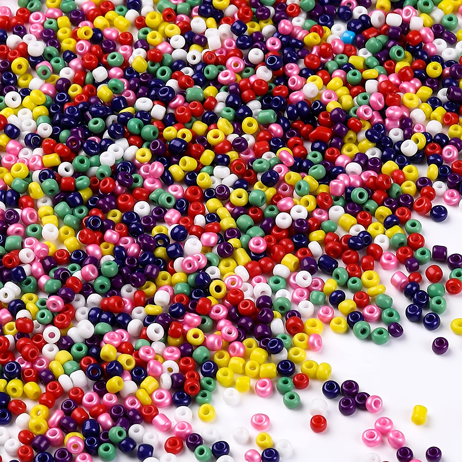 Glass Seed Beads For Jewelry Making Colorful Neon Beads Set - Temu