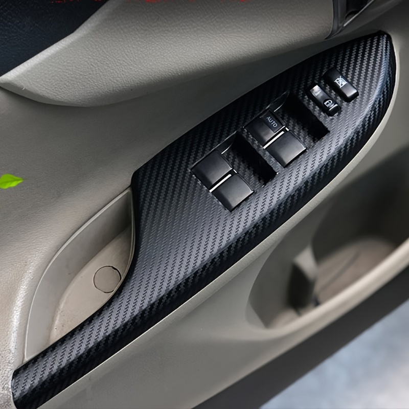 Auto-innenraum Mittelkonsole Panel Türgriff Kohlefaser Aufkleber Aufkleber,  Auto-styling-zubehör Corolla 2007–2013 - Auto - Temu Austria