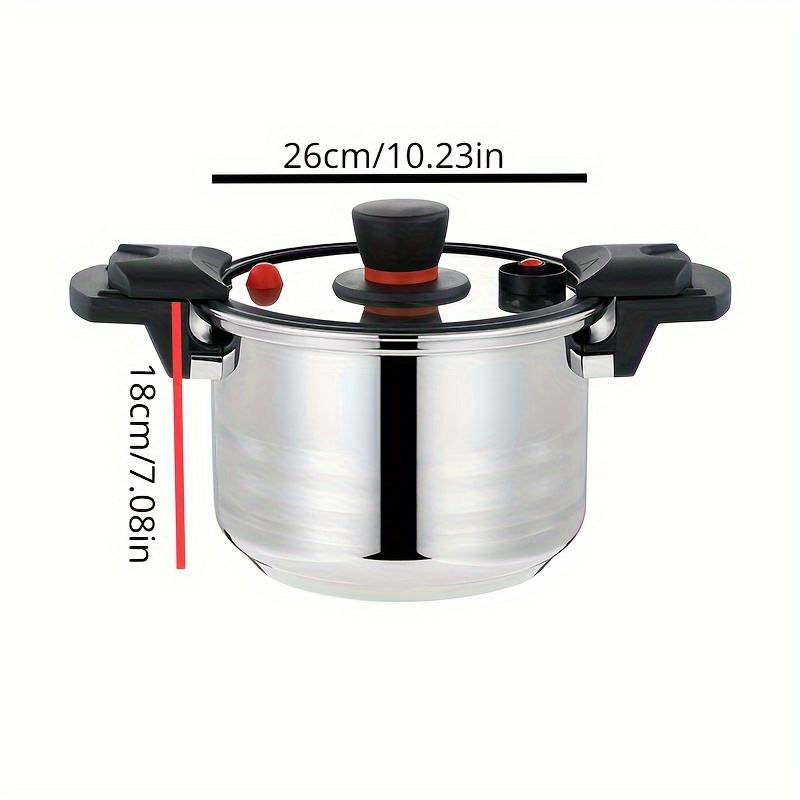 Stainless Steel Micro Pressure Cooker, Household Cooking Pot