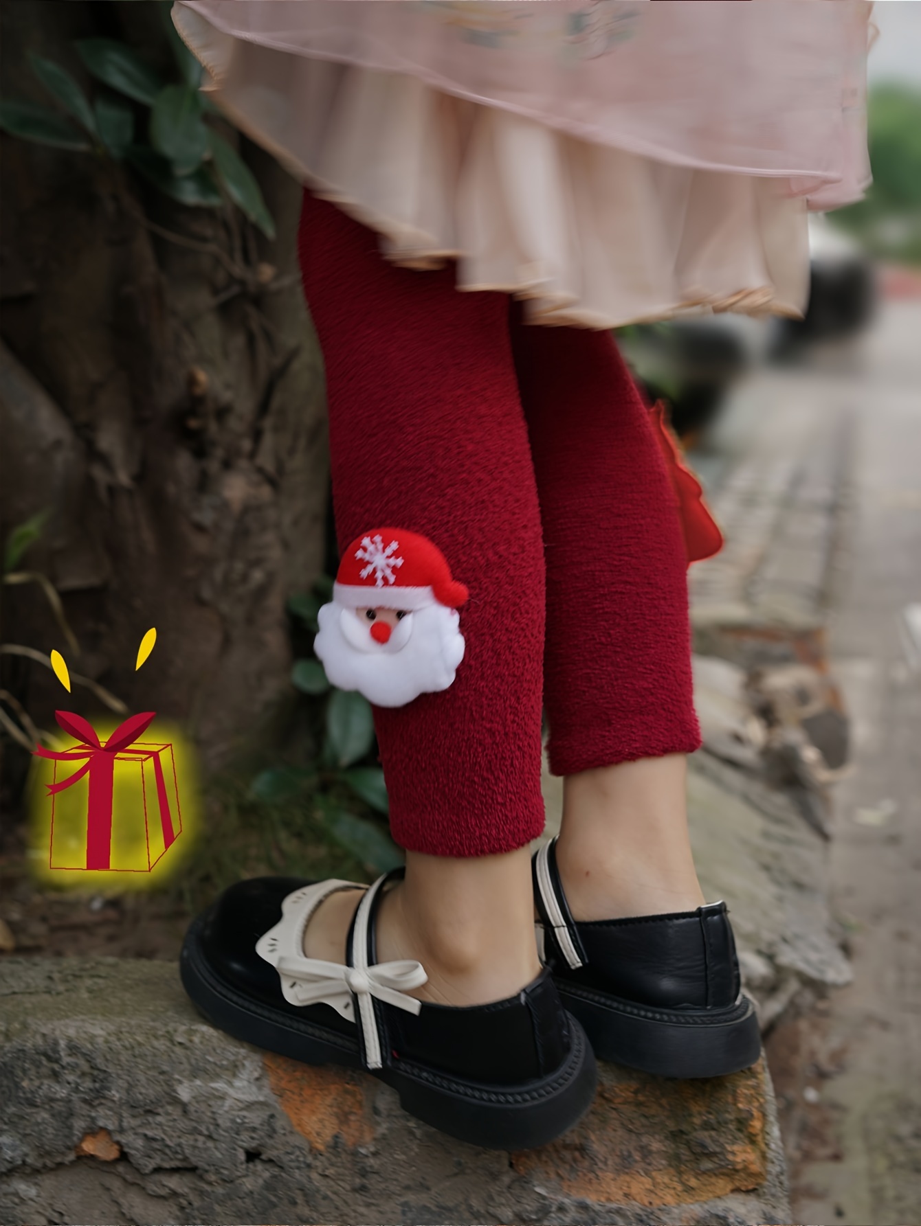 Santa Christmas Leggings - Temu