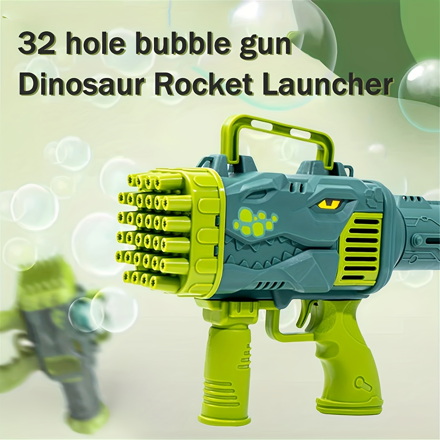 32-hole Bubble Gun Electric Automatic Soap Rocket Bubble Machine