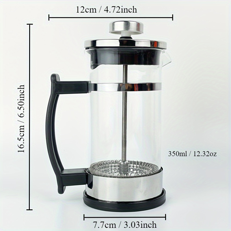 French Press with Thermometer Insulated Stainless Steel Coffee Maker