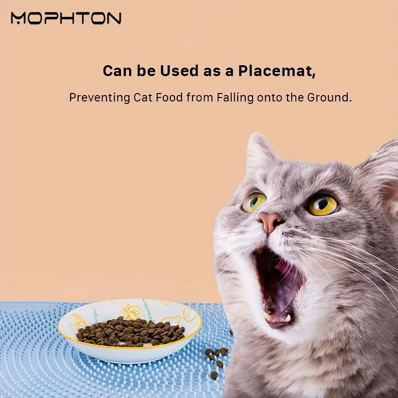 Mophton Pet Cat Litter Mat, Tpr Material Durable And Foldable Cat Litter  Trapping Mat Box, Silicone Non-slip Waterproof Cat Litter Box Mat - Temu