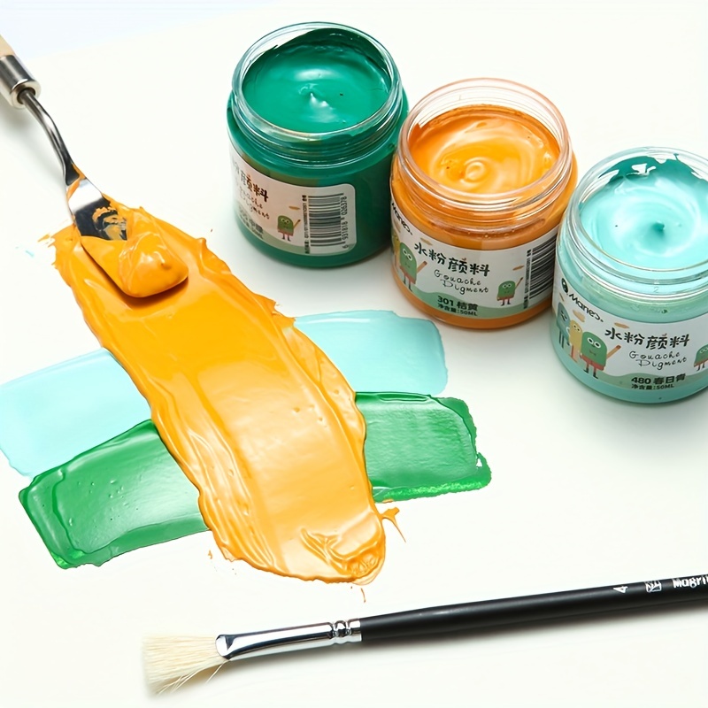 Marie's Gouache Paints Set 12 Colors Rich Water based - Temu