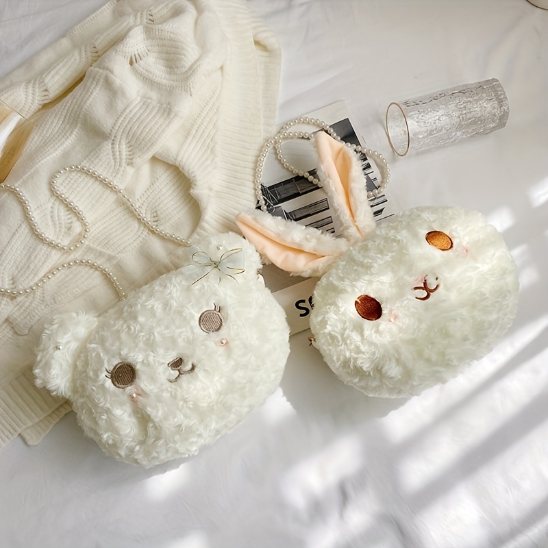 Mignon sac à bandoulière en peluche Kuromi - Boutique de mode Kawaii