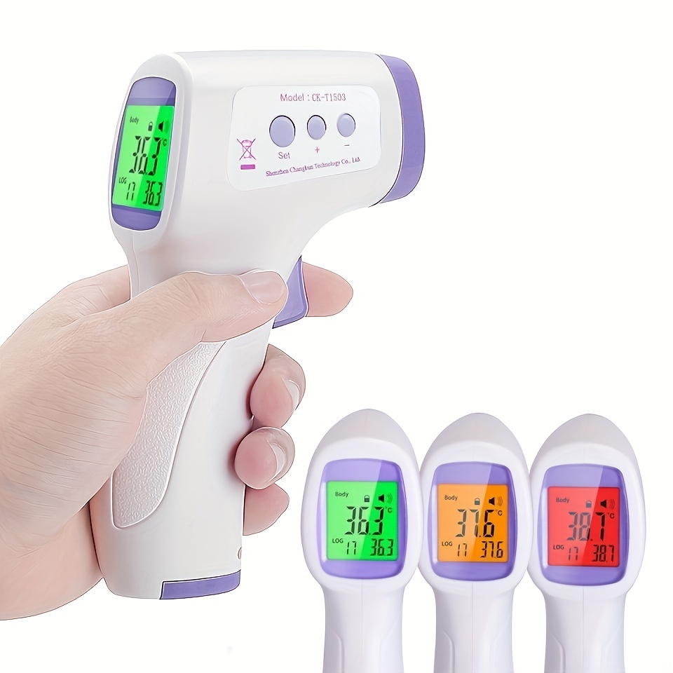 Digital Infrared Thermometer for Adults and Kids Baby Forehead Thermometer  Touchless Basal Thermometer No Touch Fever Instant Read Thermometers for