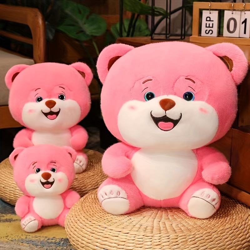 Oso de peluche gigante de tamaño real, oso de peluche rosa grande para  niños y novia, oso de peluche suave para cumpleaños, día de San Valentín