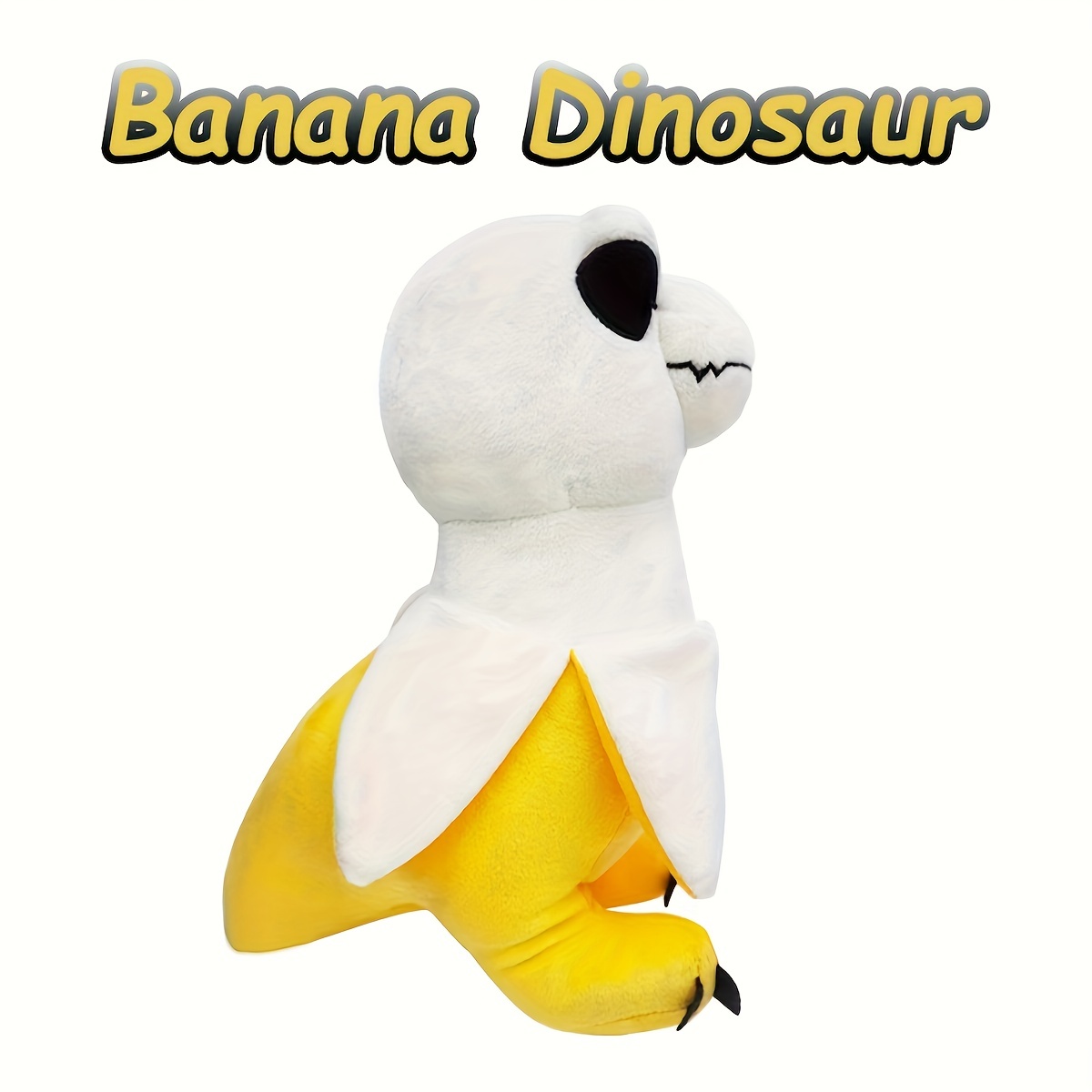 Dinosaur In Banana Plush Toy, Cute Cartoon Tyrannosaurus Anime