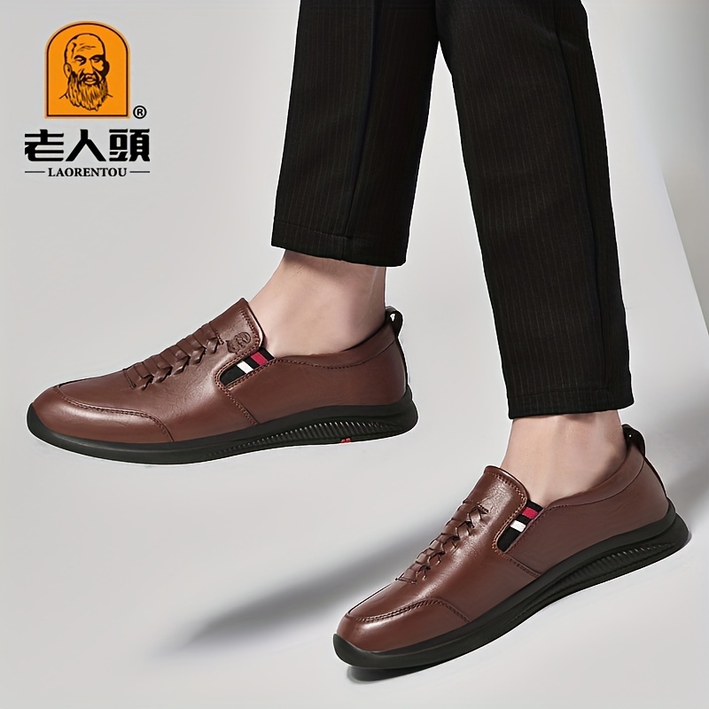 Men's 2023 New Oxford Shoes Trendy Durable Non Slip Dress Shoes - Temu