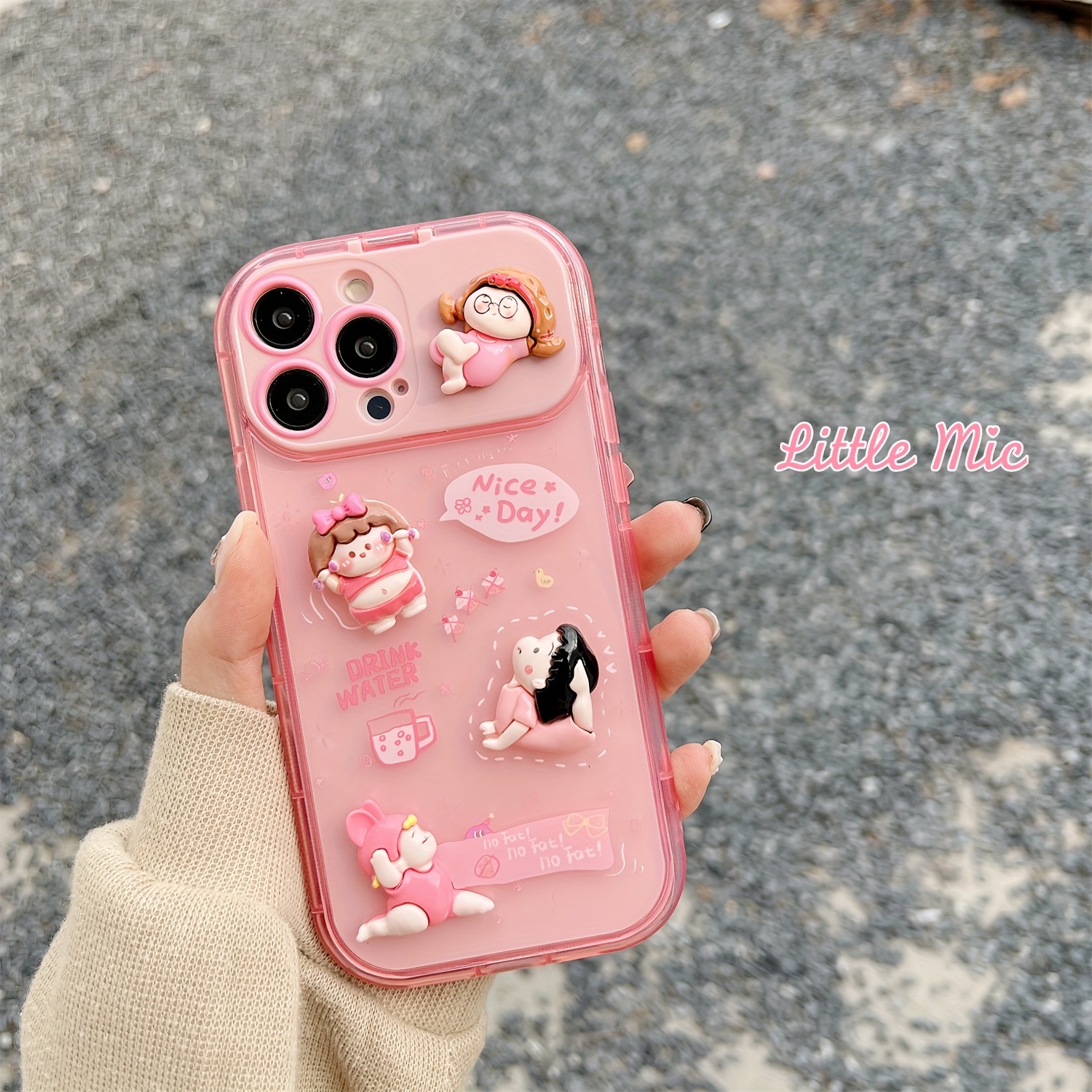meet my Z flip Pro Max lol 😂💖 found this cute and hilariously big phone  case for my iPhone ! hahah love pink and chunky cases :> sh