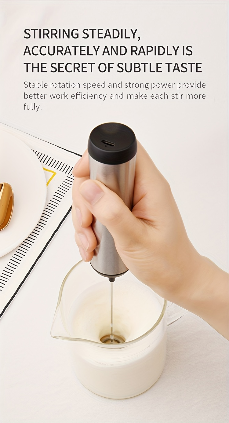 Electric Milk Frother Coffee Stirring Foam Electric Stir - Temu