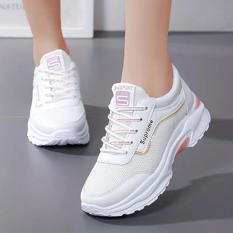 Zapatos Deportivos Plataforma Mujer Zapatillas Deporte - Temu