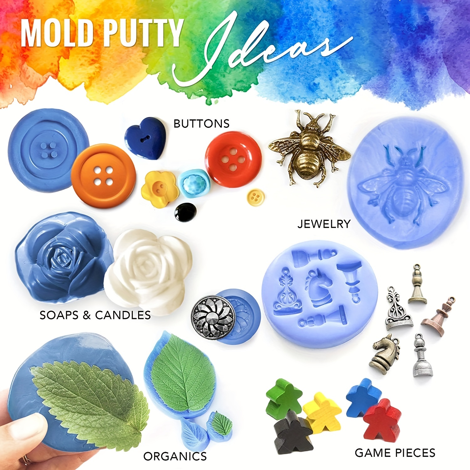 Silicone Mold Putty - All Sizes – brickintheyard