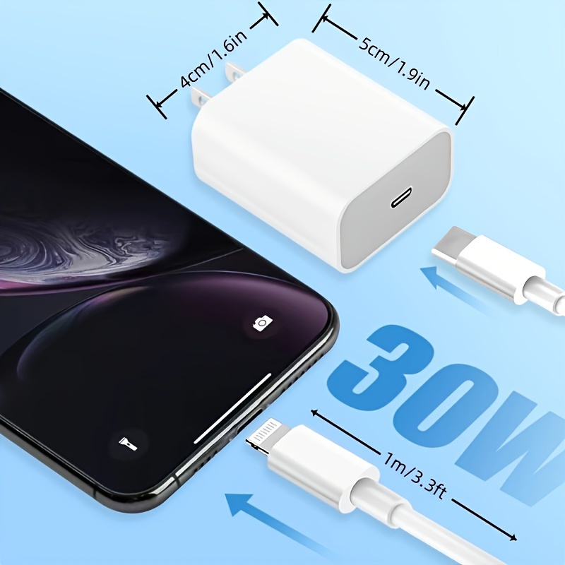 Super Fast Pd Charger Fda Certified Iphone 12 Usb Type C - Temu