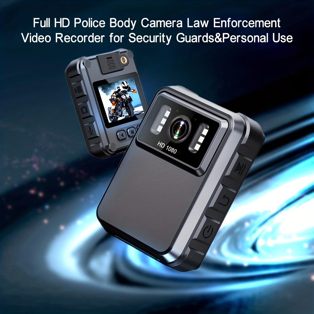 1pc caméra vidéo HD caméra corporelle portable étanche IP65 - Temu France