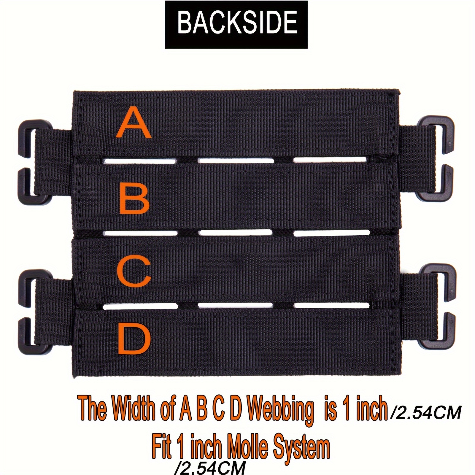 Molle Patch Panel With Laser Cutting Loop Molle Patch - Temu